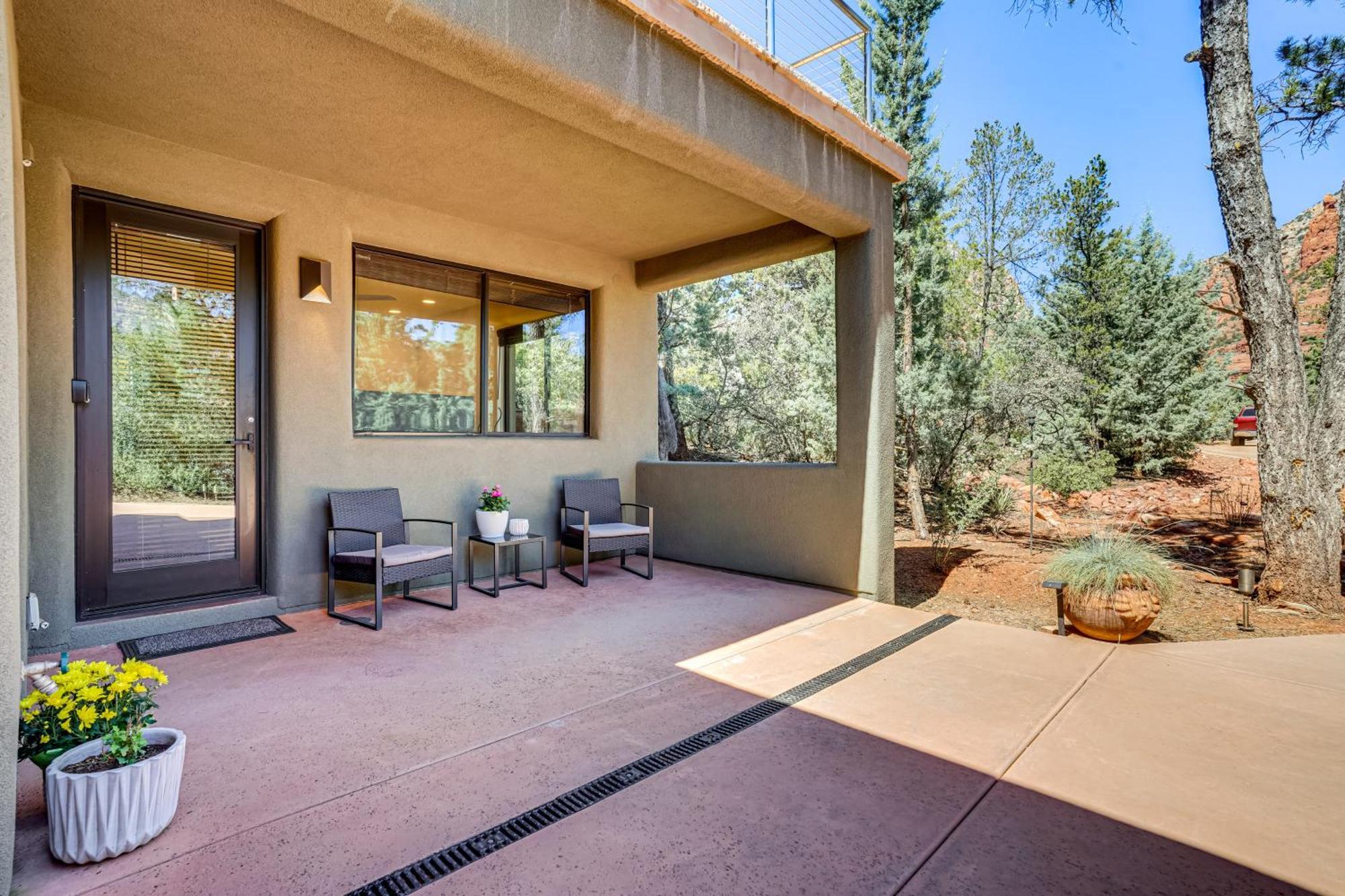 Ferienwohnung Sedona Couples Retreat With Patio Walk To Trails! Exterior foto