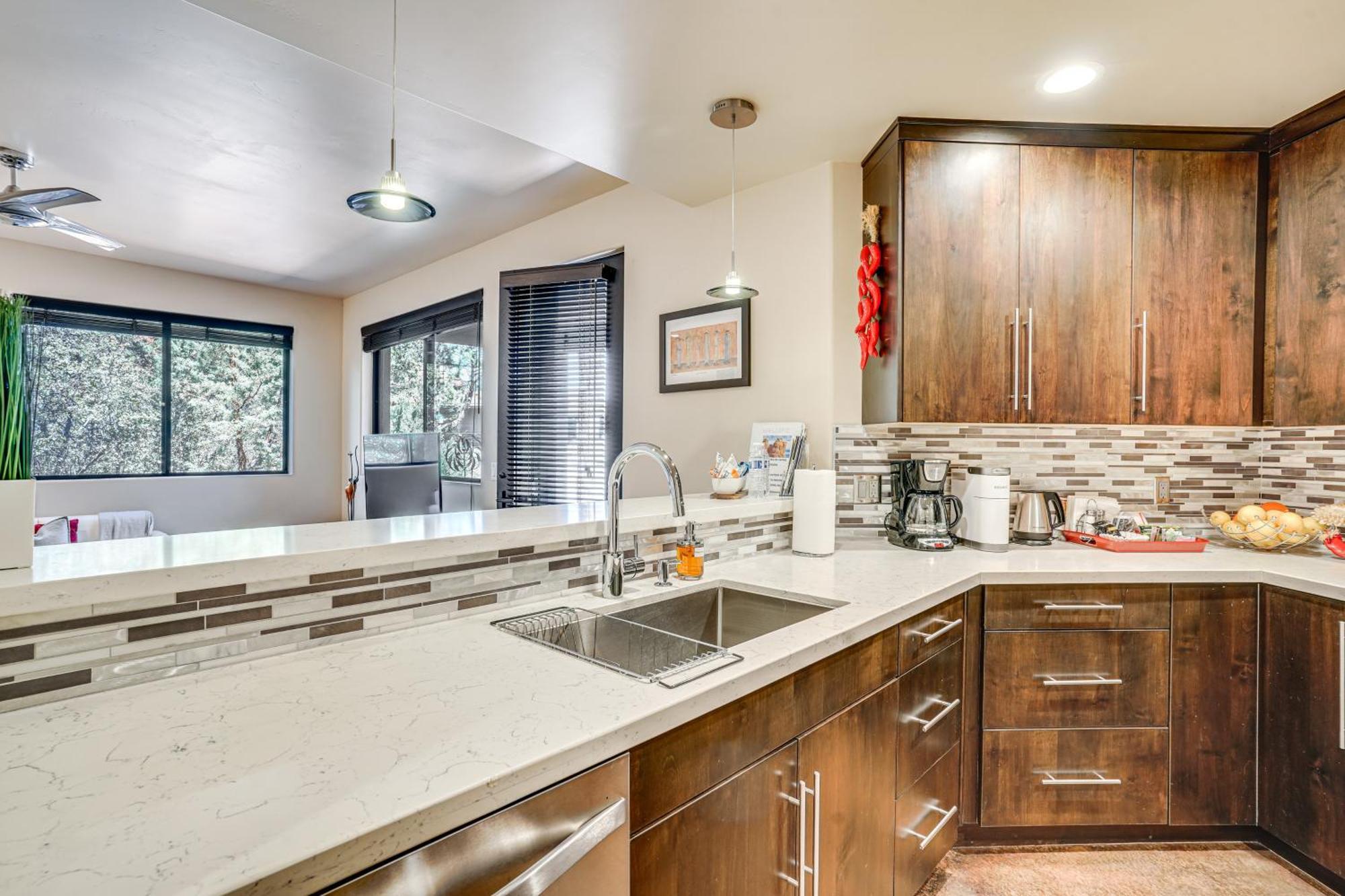 Ferienwohnung Sedona Couples Retreat With Patio Walk To Trails! Exterior foto